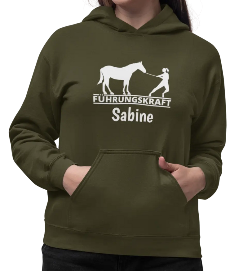 "Führungskraft" Hoodie Damen