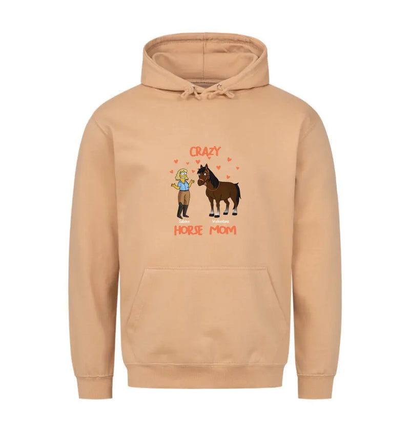 "crazy horse mom" Hoodie Damen (personalisierbar)