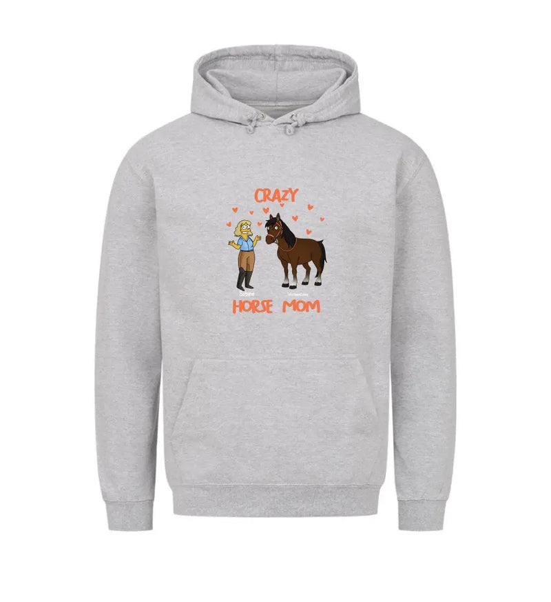 "crazy horse mom" Hoodie Damen (personalisierbar)