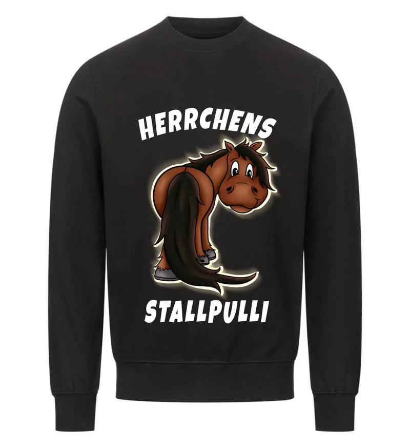 "Herrchens Stallpulli" Sweater Herren