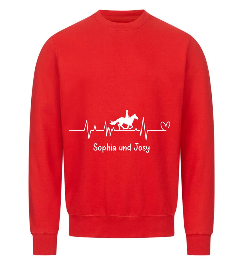 "Pferd und Reiter" Sweater unisex