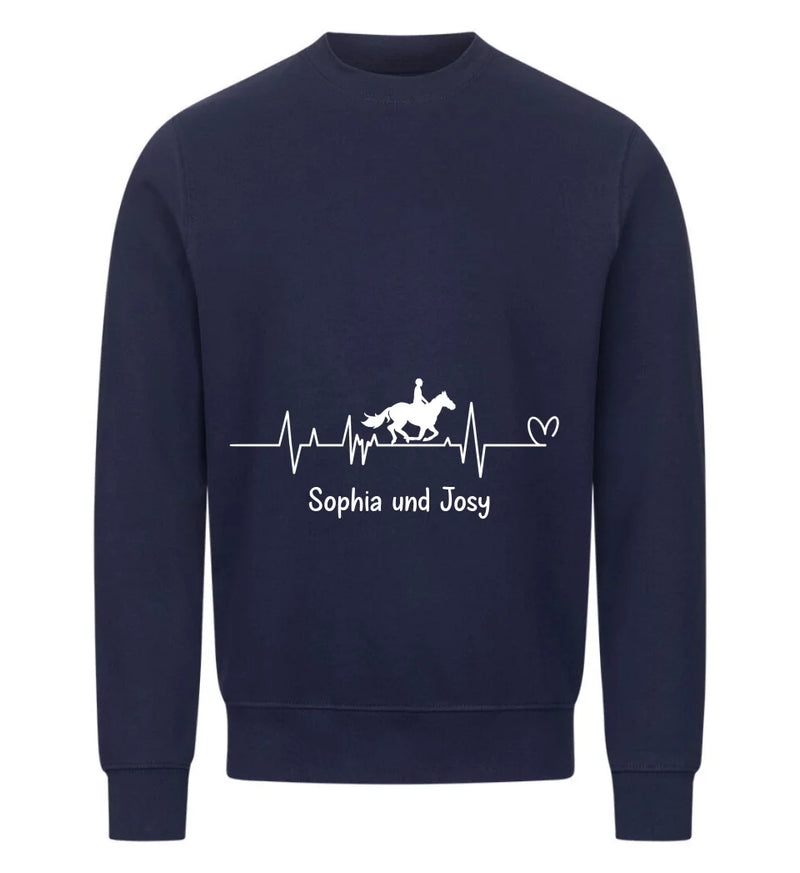 "Pferd und Reiter" Sweater unisex