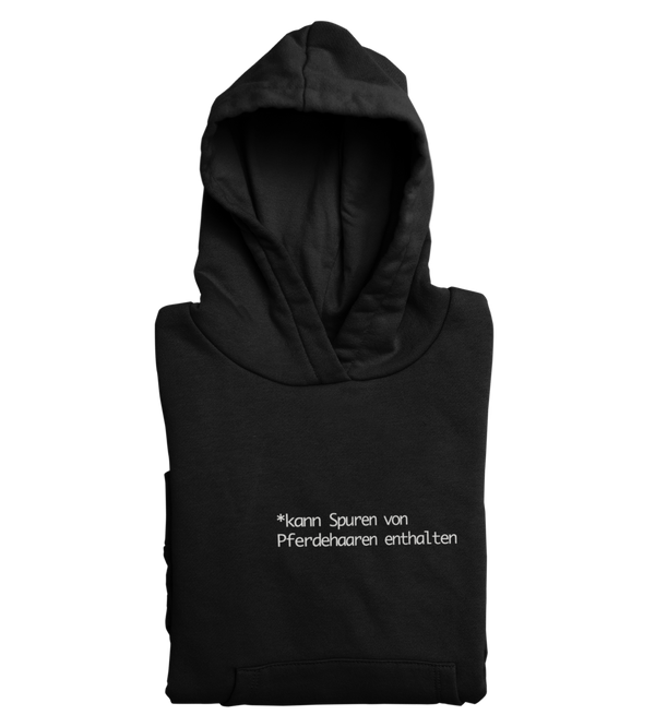 "Spuren von Pferdehaaren" Hoodie Damen