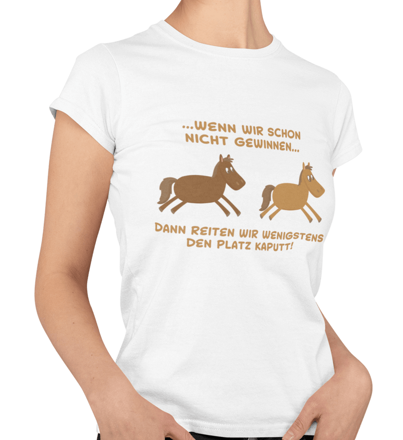 "gewinnen" T-Shirt Damen