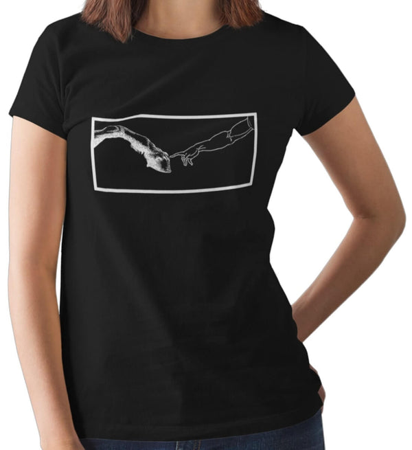 "Schaffung" T-Shirt Damen