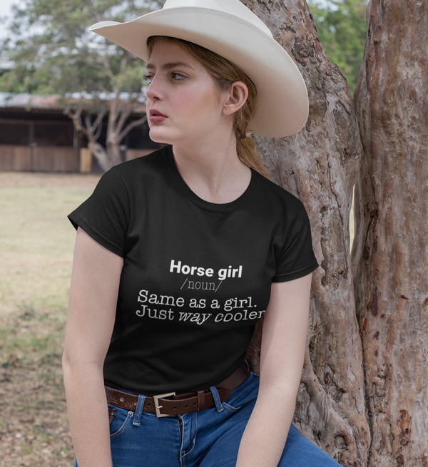 "horse girl" T-Shirt Damen