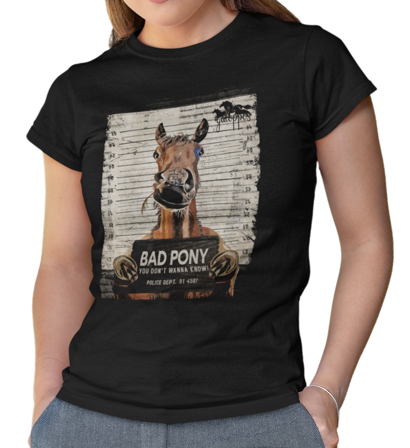 "bad pony" T-Shirt Damen