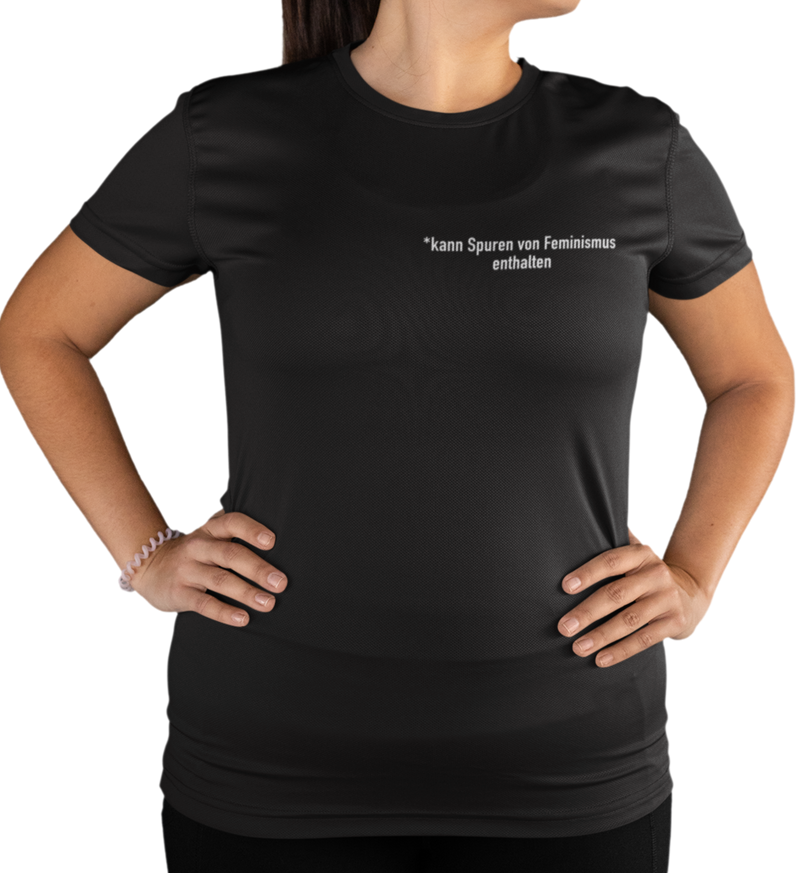 "Spuren von Pferdehaaren" T-Shirt Damen