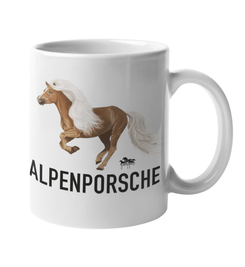 "Alpenporsche" Tasse
