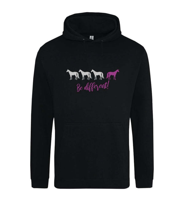 "be different" Hoodie Damen