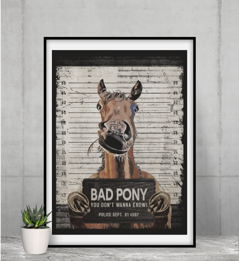 "bad pony" Poster