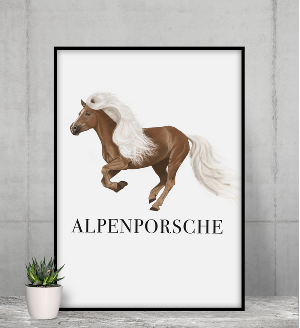 "Alpenporsche" Poster