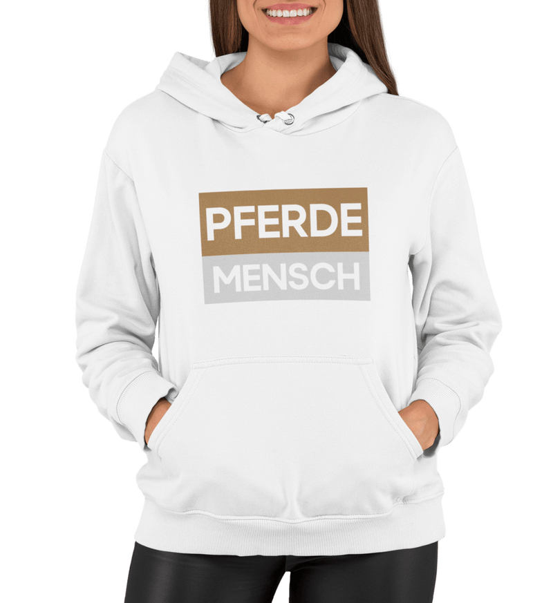 "Pferdemensch" Hoodie Damen